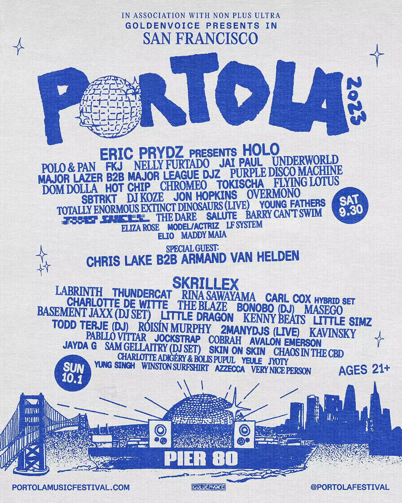 Portola Music Festival returns to San Francisco for its second year on September 30 and October 1, 2023.
